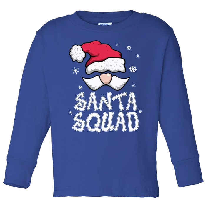 Family Christmas Pajamas Santa Squad Matching Christmas Toddler Long Sleeve Shirt