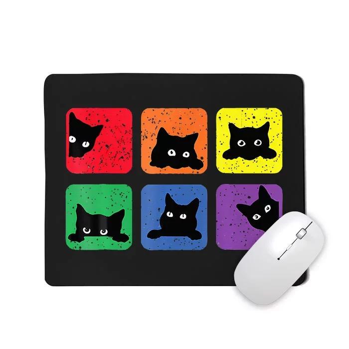 Funny Cats Pride 2024 Lgbt Cat Rainbow Mousepad