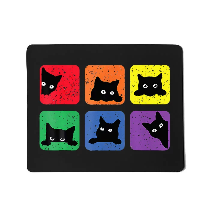 Funny Cats Pride 2024 Lgbt Cat Rainbow Mousepad