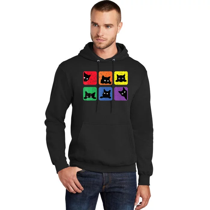 Funny Cats Pride 2024 Lgbt Cat Rainbow Tall Hoodie