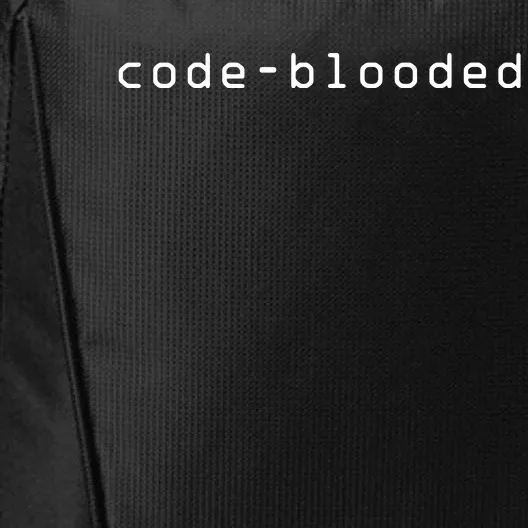 Funny CodeBlooded Programming Coding Programmer Coder City Backpack