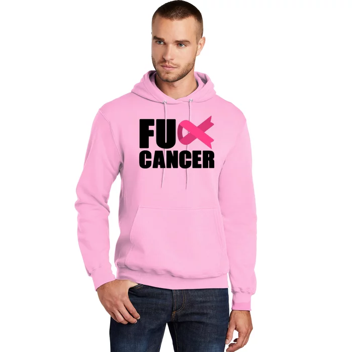 FU Cancer Pink Ribbon Breast Cancer Awareness Hoodie