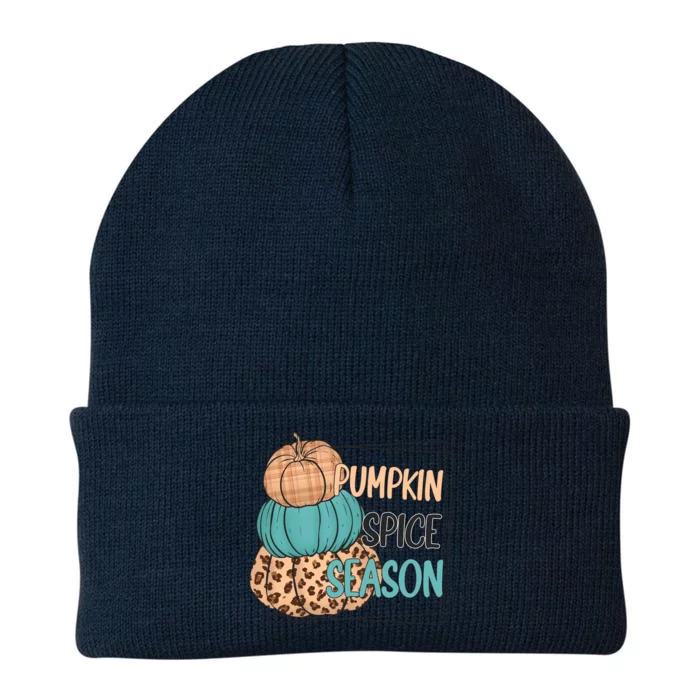 Funny Cute Pumpkin Spice Coffee Latte Fall Autumn Season Hello Fall Thanksgiving Knit Cap Winter Beanie