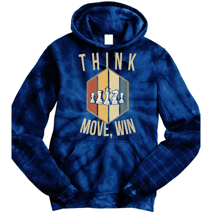 Funny Chess Player Board Game Chess Tie Dye Hoodie