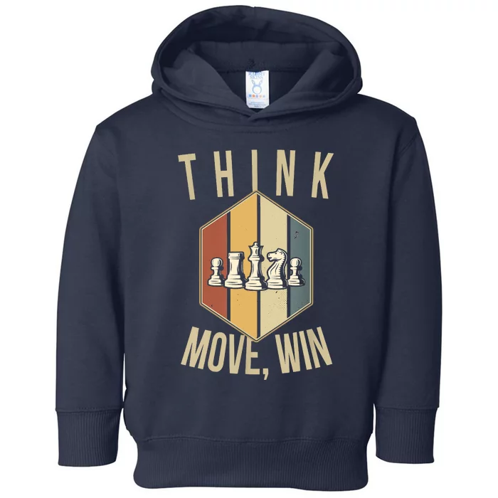 Funny Chess Player Board Game Chess Toddler Hoodie