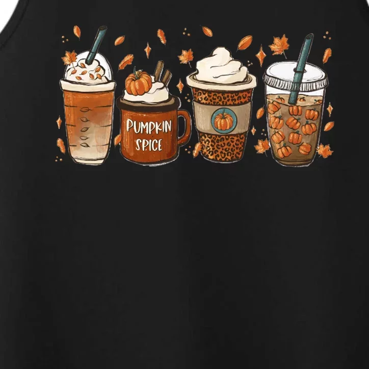 Fall Coffee Pumpkin Spice Lover Performance Tank