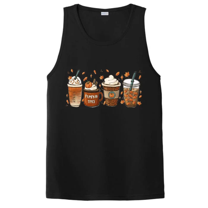 Fall Coffee Pumpkin Spice Lover Performance Tank