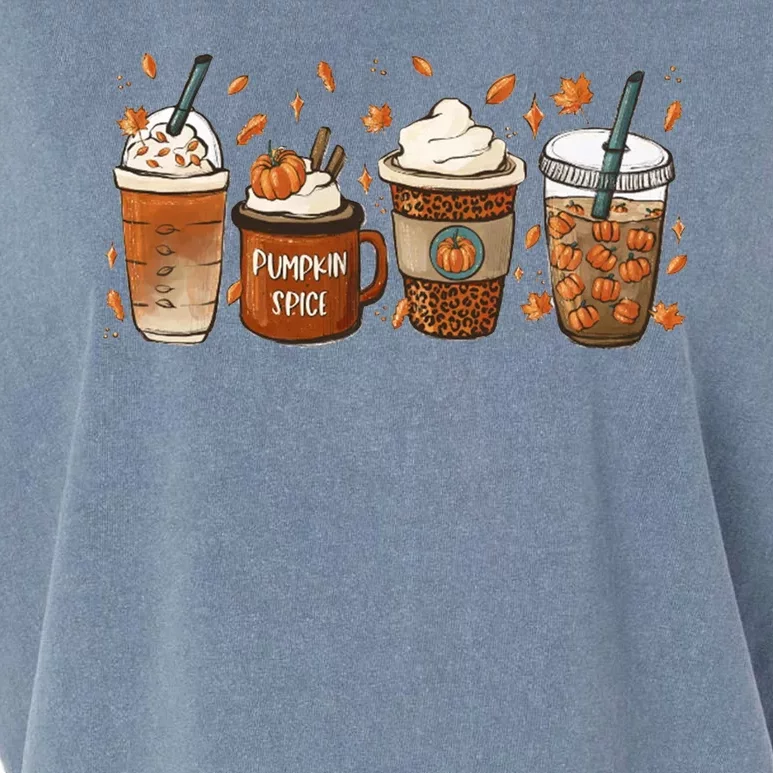 Fall Coffee Pumpkin Spice Lover Garment-Dyed Women's Muscle Tee