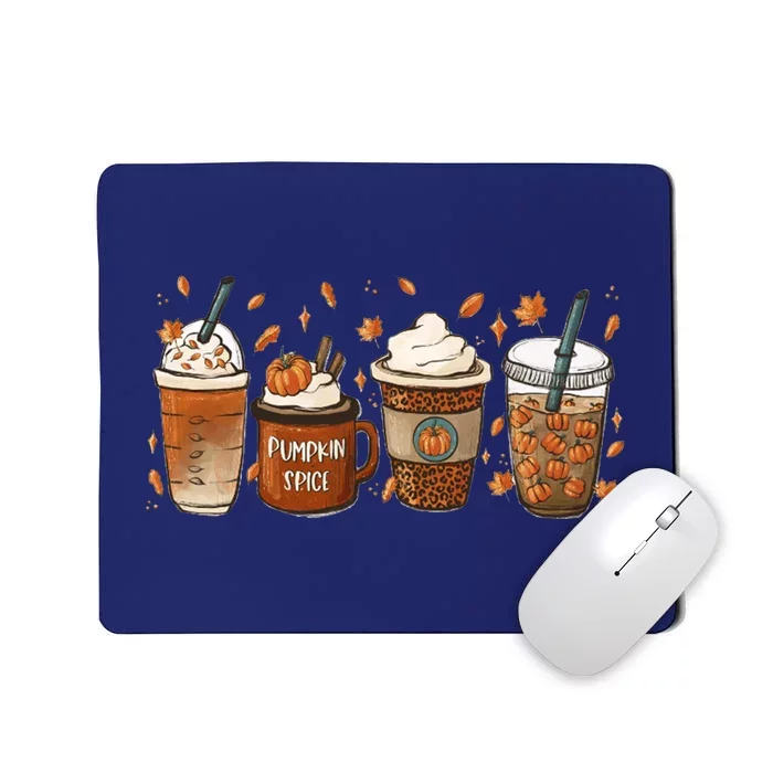 Fall Coffee Pumpkin Spice Lover Mousepad