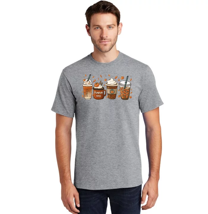 Fall Coffee Pumpkin Spice Lover Tall T-Shirt