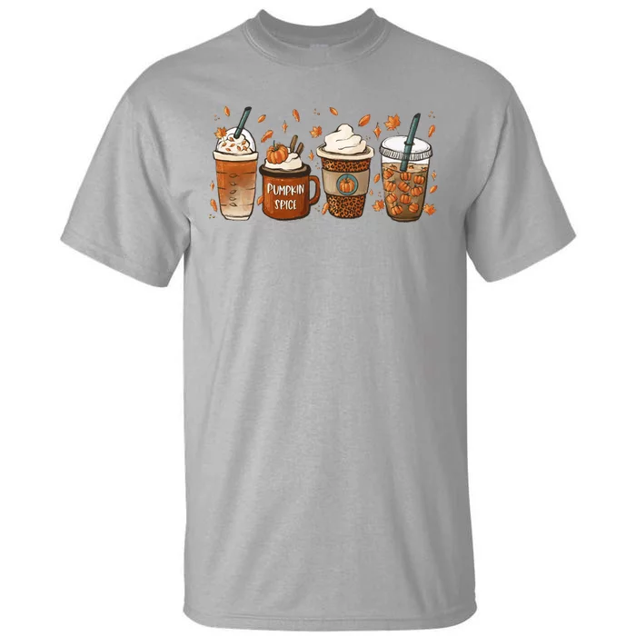 Fall Coffee Pumpkin Spice Lover Tall T-Shirt