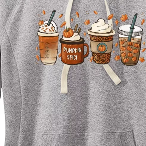 Fall Coffee Pumpkin Spice Lover Women's Fleece Hoodie