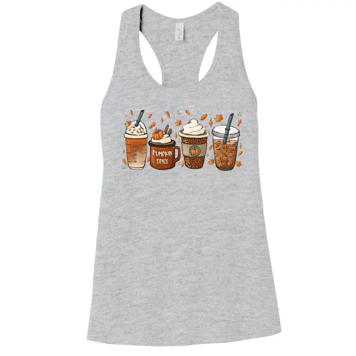 Fall Coffee Pumpkin Spice Lover Women's Racerback Tank