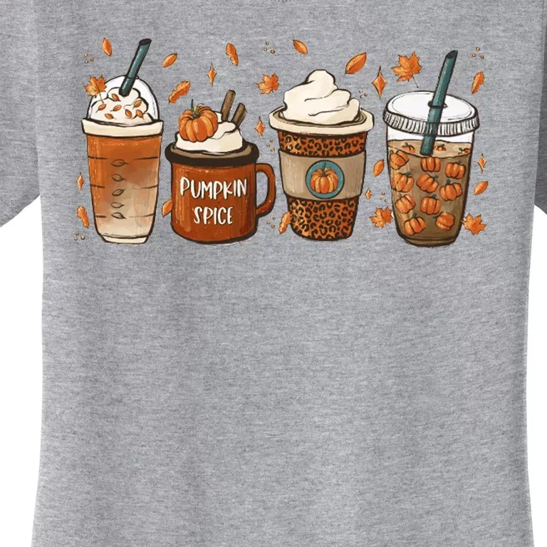 Fall Coffee Pumpkin Spice Lover Women's T-Shirt