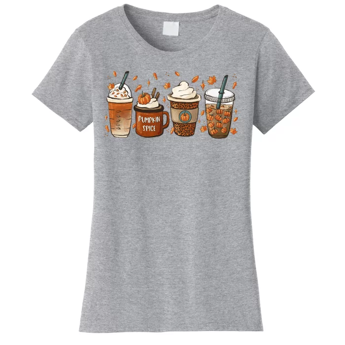 Fall Coffee Pumpkin Spice Lover Women's T-Shirt