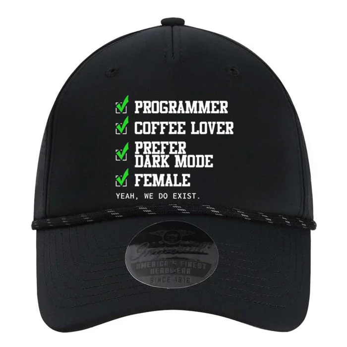 Funny Computer Programmer Software Developer For Women Performance The Dyno Cap