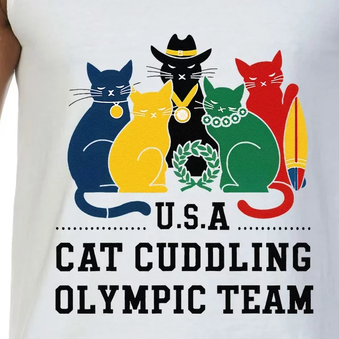 Funny Cat Quote Cat Cuddling Team Cool Comfort Colors® Tank Top