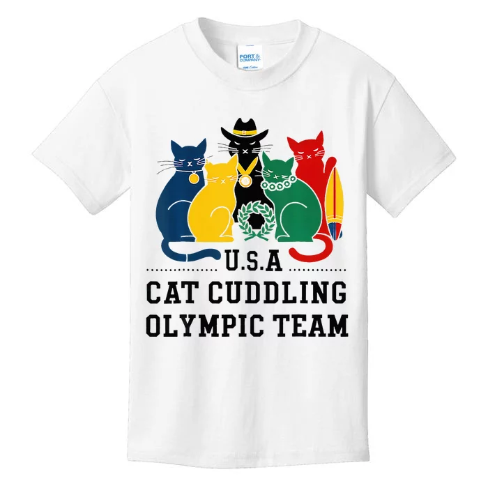 Funny Cat Quote Cat Cuddling Team Cool Kids T-Shirt