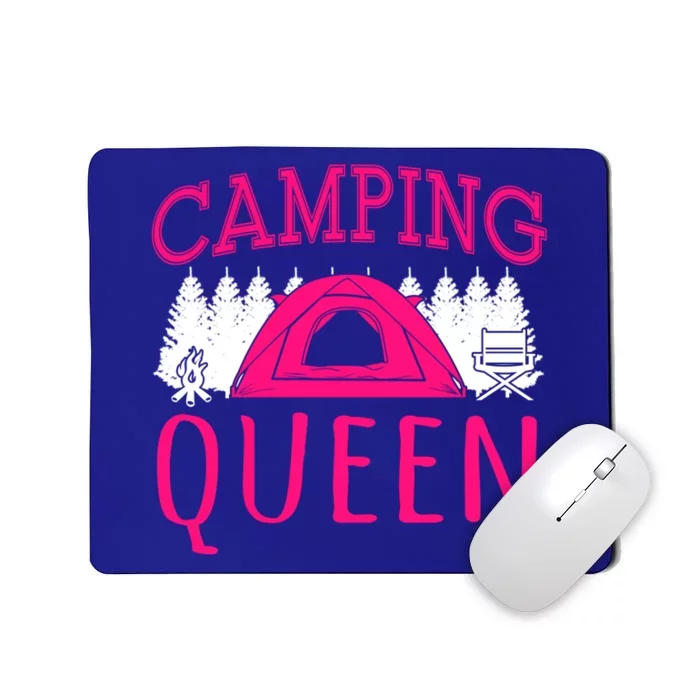 Funny Camping Queen Rv Life Camper Adventure Nature Gift Mousepad