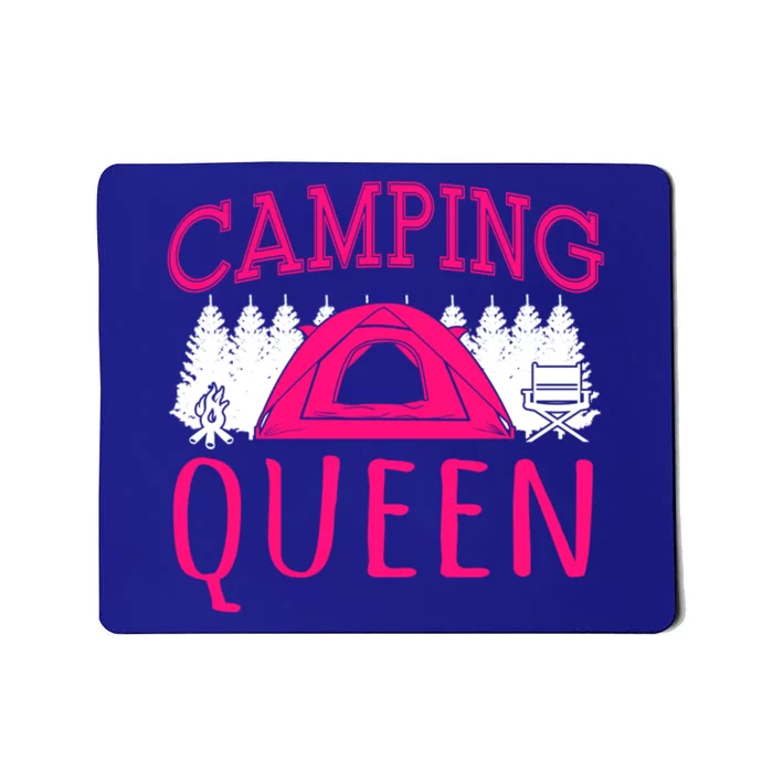 Funny Camping Queen Rv Life Camper Adventure Nature Gift Mousepad