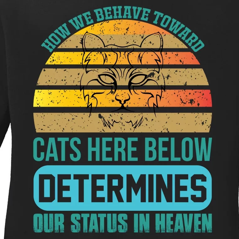 Funny Cat Quotes For Cat Lovers Ladies Long Sleeve Shirt