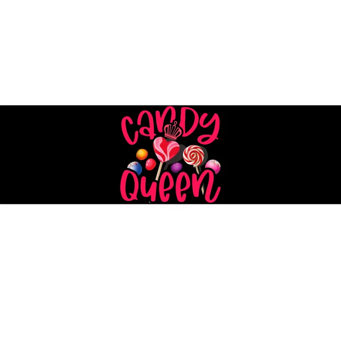 Funny Candy Queen For Lollipop Lover Sweet Tooth Wo Bumper Sticker