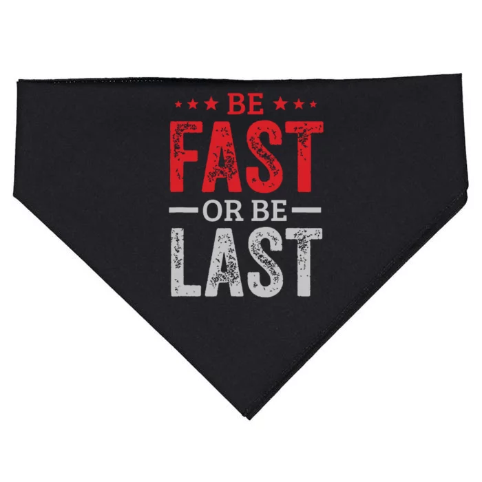 Fast Car Quote Drag Racing Gift For Race Lover Fan USA-Made Doggie Bandana