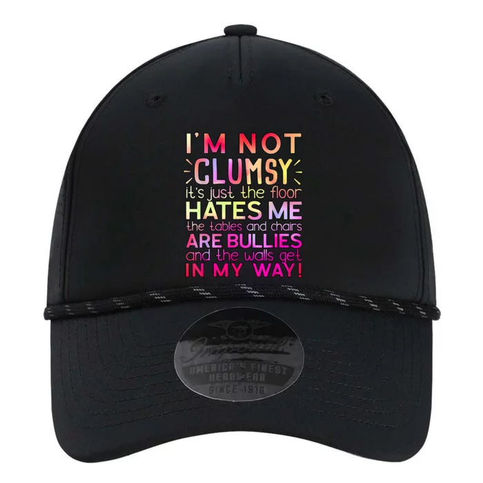 Funny Clumsy Quote I'm Not Clumsy Funny Sarcastic Performance The Dyno Cap