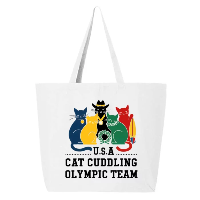 Funny Cat Quote Cat Cuddling Team Cool 25L Jumbo Tote