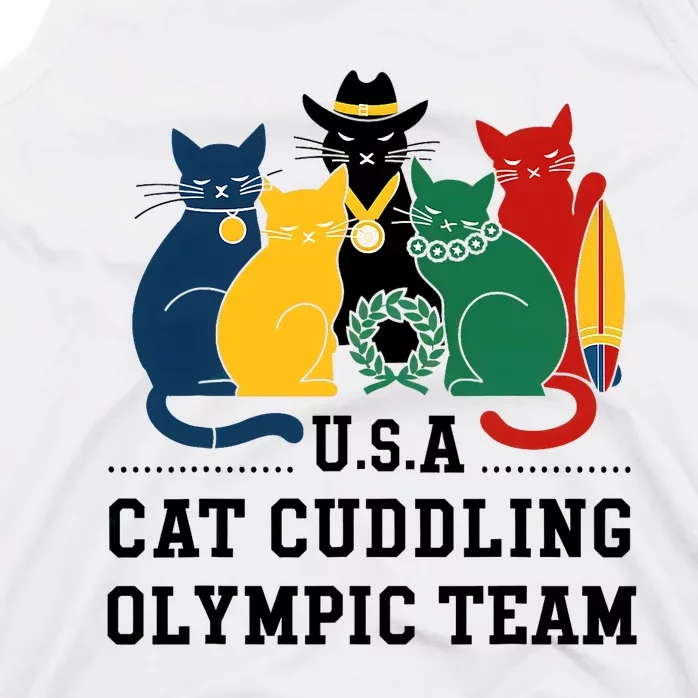 Funny Cat Quote Cat Cuddling Team Cool Tank Top