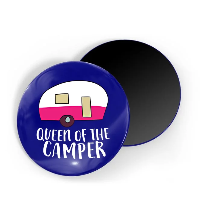 Funny Camping Queen Of The Camper Rv Camper Mom Camper Queen Gift Magnet