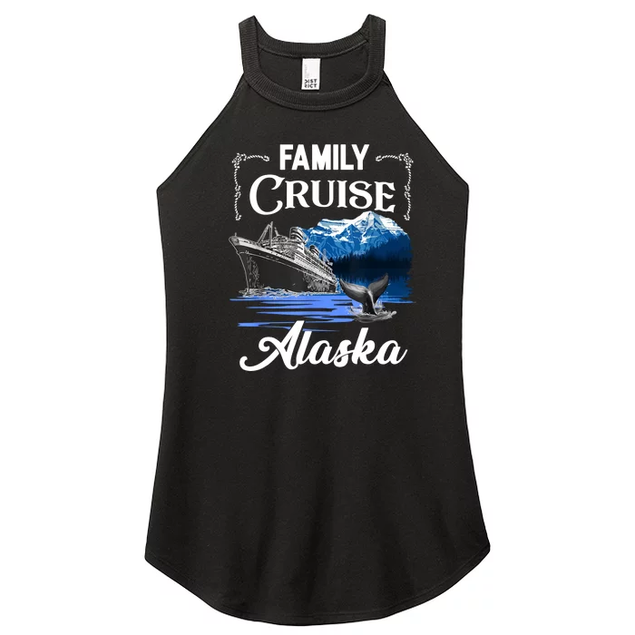 Family Cruise Retro Alaska Women’s Perfect Tri Rocker Tank