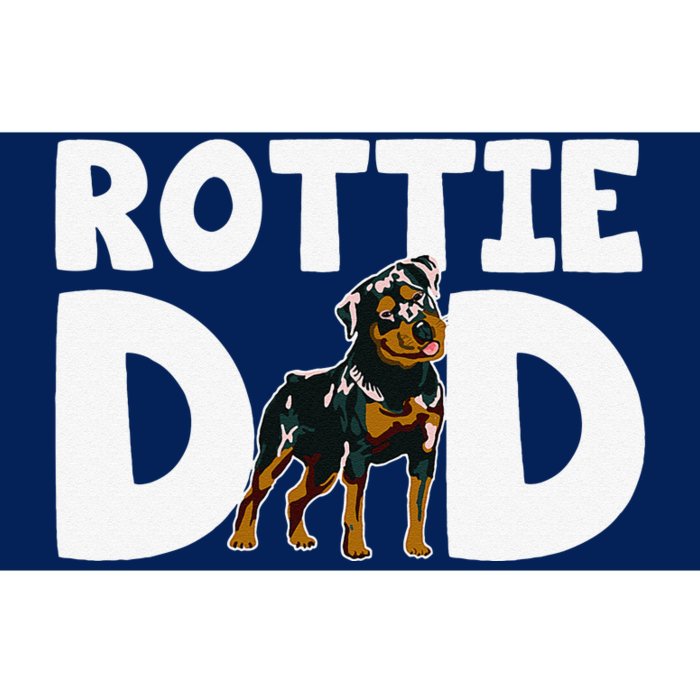 Funny Colorful Rottie Lover I Love My Rottweiler Dad Puppy Owner Bumper Sticker