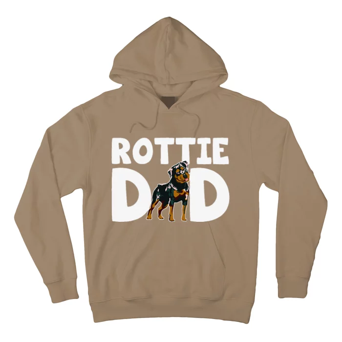 Funny Colorful Rottie Lover I Love My Rottweiler Dad Puppy Owner Hoodie