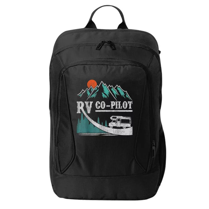 Funny Camping RV Co-Pilot Road Trip Camper City Backpack