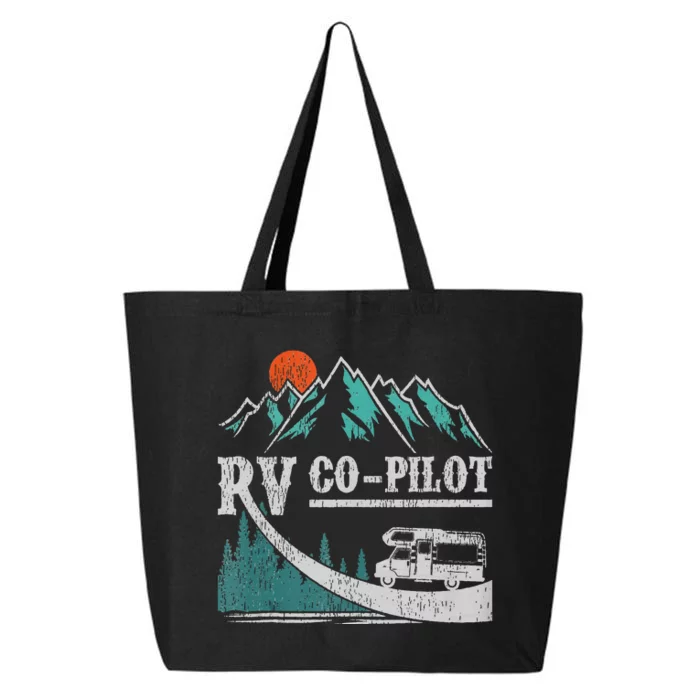 Funny Camping RV CoPilot Road Trip Camper 25L Jumbo Tote