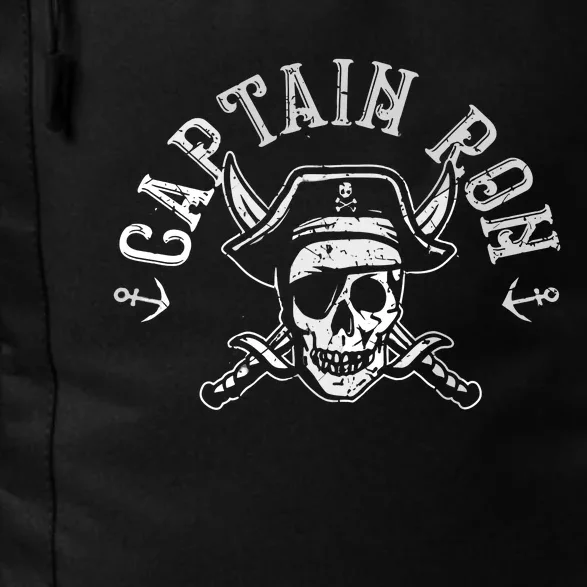 Funny Captain Ron Pirate Gift Design Joke Idea Daily Commute Backpack