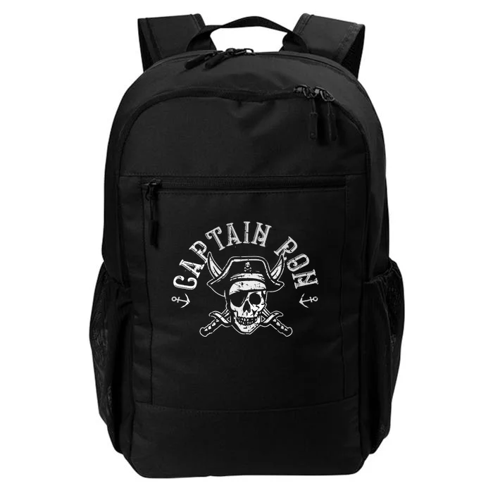 Funny Captain Ron Pirate Gift Design Joke Idea Daily Commute Backpack