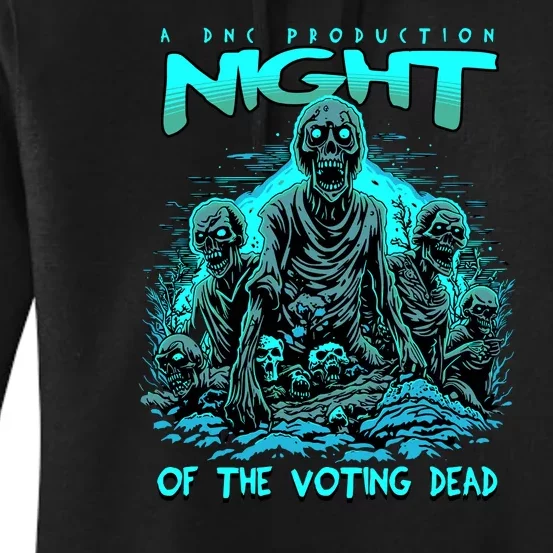 Funny Conseervative Republican Halloween Night Of The Voting Dead Women's Pullover Hoodie