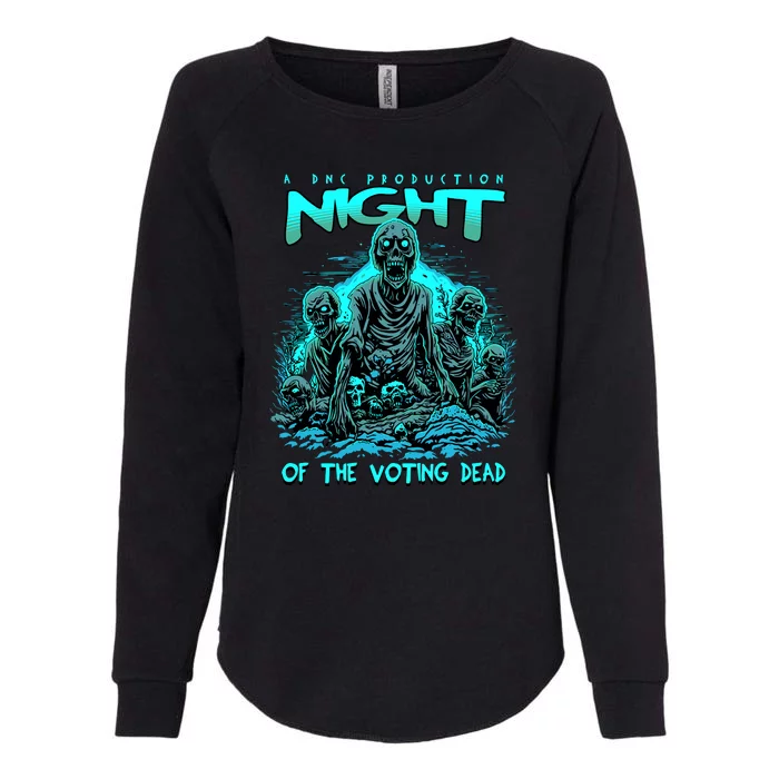 Funny Conseervative Republican Halloween Night Of The Voting Dead Womens California Wash Sweatshirt