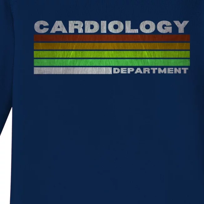 Funny Cardiology Rainbow Cardiologist Heart Surgeon Great Gift Baby Long Sleeve Bodysuit