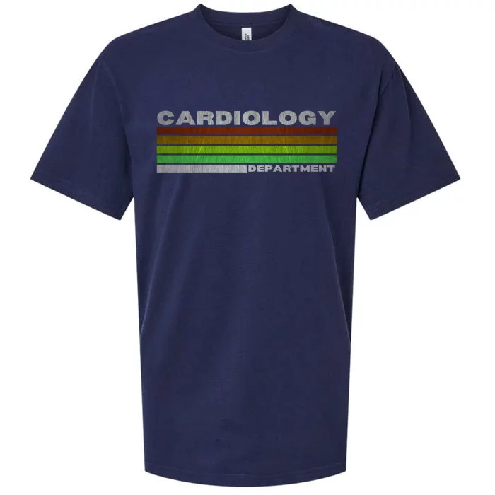 Funny Cardiology Rainbow Cardiologist Heart Surgeon Great Gift Sueded Cloud Jersey T-Shirt