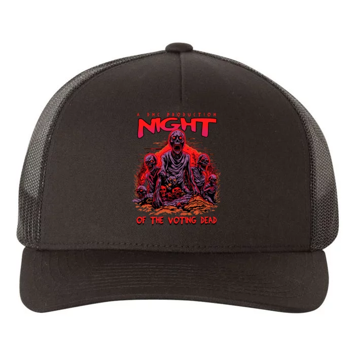 Funny Conseervative Republican Halloween Night Of The Voting Dead Yupoong Adult 5-Panel Trucker Hat