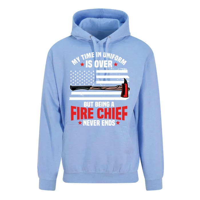 Fire Chief Retired Firefighter Retiret Plan Fire Gift Unisex Surf Hoodie