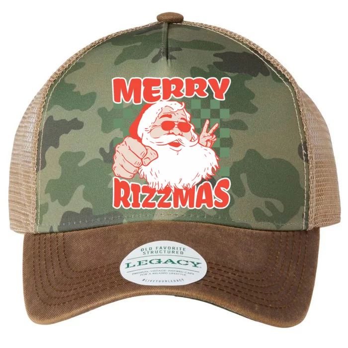 Funny Christmas Rizz Meme Merry For Trendy Legacy Tie Dye Trucker Hat