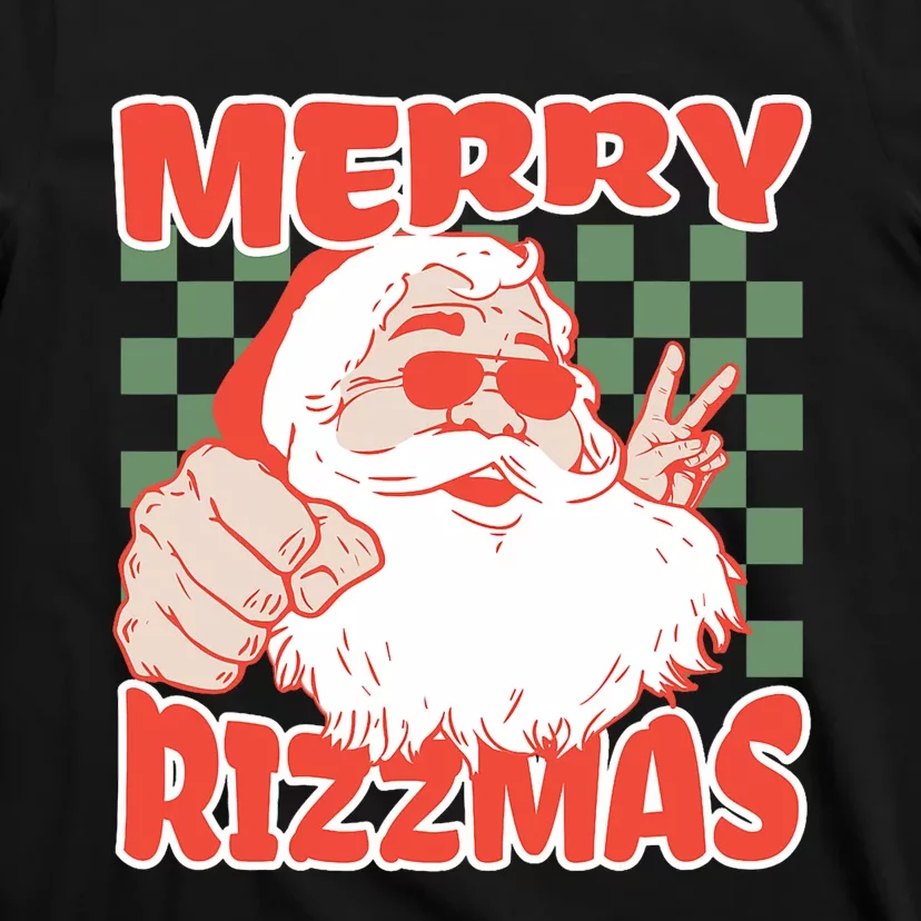 Funny Christmas Rizz Meme Merry For Trendy T-Shirt