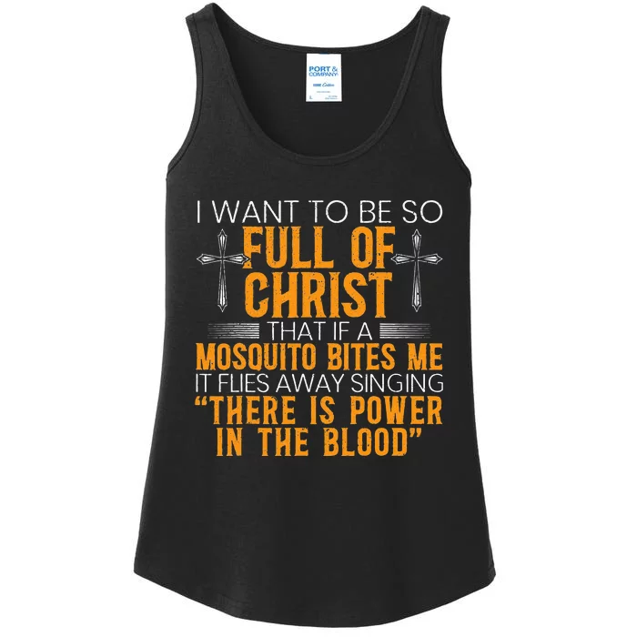 Funny Christian Religious Servant Of God Faithful Jesus Ladies Essential Tank