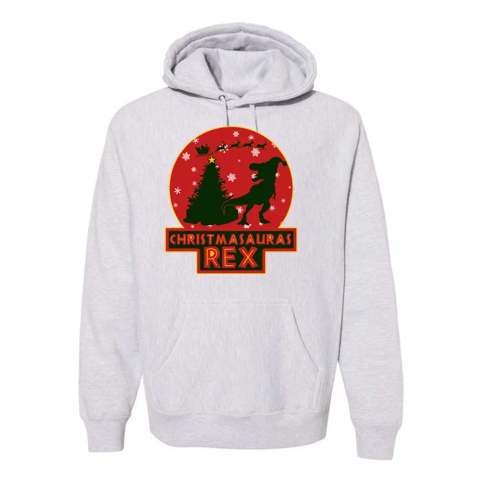 Funny Christmasaurus Rex Premium Hoodie