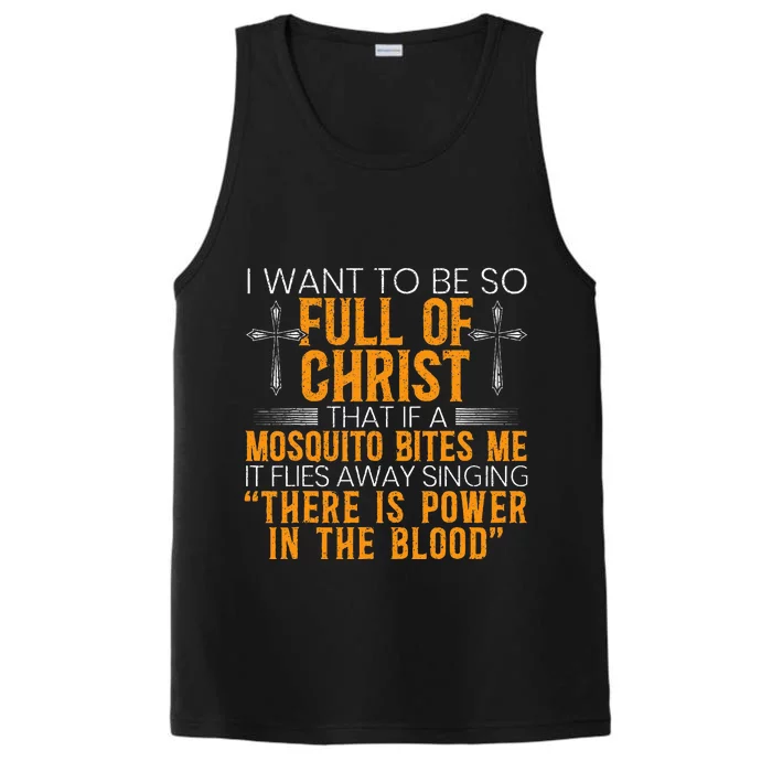 Funny Christian Religious Servant Of God Faithful Jesus Performance Tank