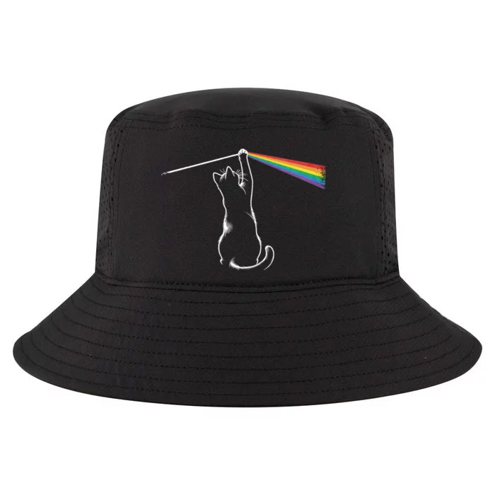 Funny Cat Rock Music Gift Funny Cat Cool Comfort Performance Bucket Hat